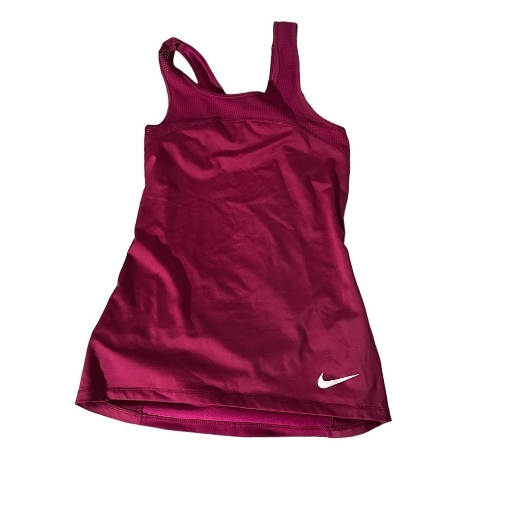 Nike Pro Hypercool women's size XS maroon tank top - Picture 1 of 3